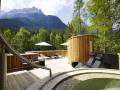 Natur-Spa mit Blick auf die Berge